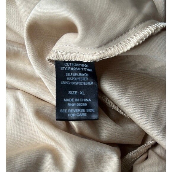 Trixxi  Cream Puff Sleeve Mini Dress SIZE XL - Picture 8 of 9